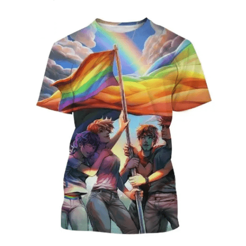 Camiseta LGBTQIA+ 3D: Confortável, Estilosa e Impactante!