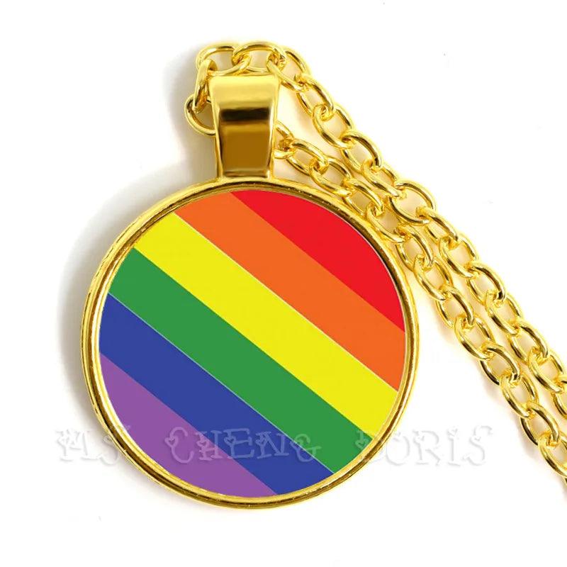 Colar com Pingente LGBT - Orgulho e Amor em Cada Detalhe.