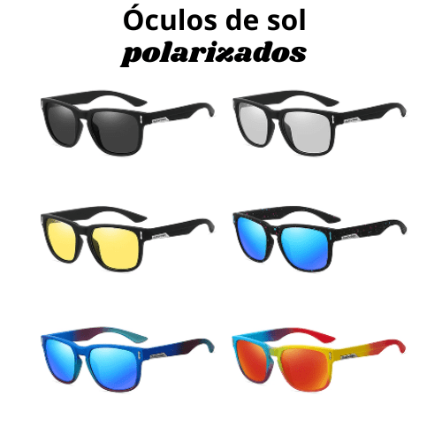 Óculos Polarizados UV400: Visão Crystalina e Proteção Total.