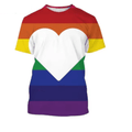 Camiseta LGBTQIA+ 3D: Confortável, Estilosa e Impactante!