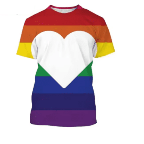 Camiseta LGBTQIA+ 3D: Confortável, Estilosa e Impactante!