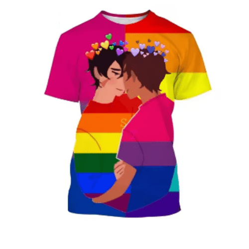 Camiseta LGBTQIA+ 3D: Confortável, Estilosa e Impactante!