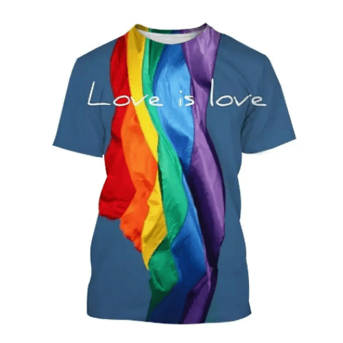 Camiseta LGBTQIA+ 3D: Confortável, Estilosa e Impactante!