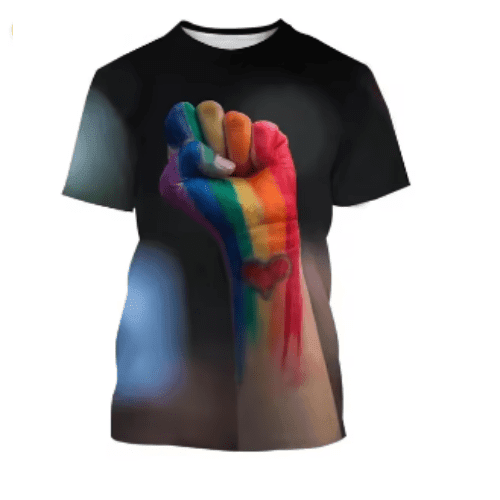 Camiseta LGBTQIA+ 3D: Confortável, Estilosa e Impactante!