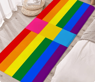 Tapetes com Bandeira LGBTQIA+: Celebre a Diversidade.