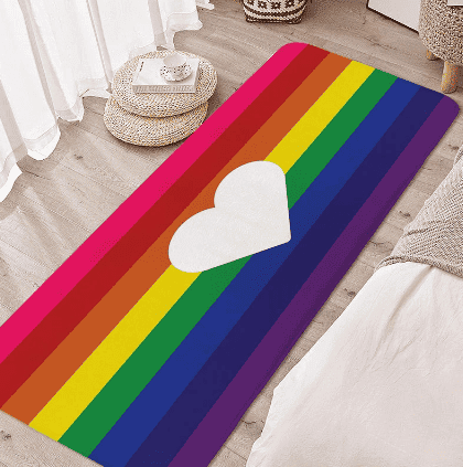 Tapetes com Bandeira LGBTQIA+: Celebre a Diversidade.