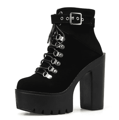 Botas de Camurça Góticas - Estilo e Conforto para o Inverno.