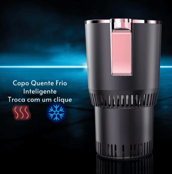 Caneca Touch Screen 2 em 1 - Bebidas Quentes e Frias em Instantes.