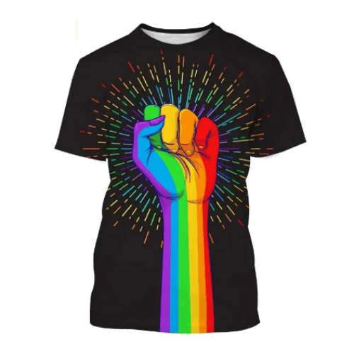 Camiseta LGBTQIA+ 3D: Confortável, Estilosa e Impactante!